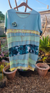 Deeply Dippy Refashioned T Shirt  - long