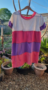 Stand Up  - Refashioned T Shirt